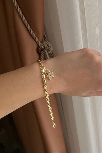 Yıldız Kilit Charmlı Bileklik