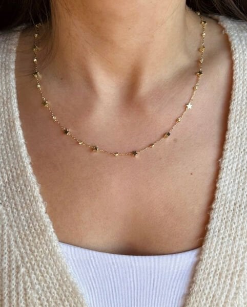 Yıldız ve Dorika Sıralı Kolye