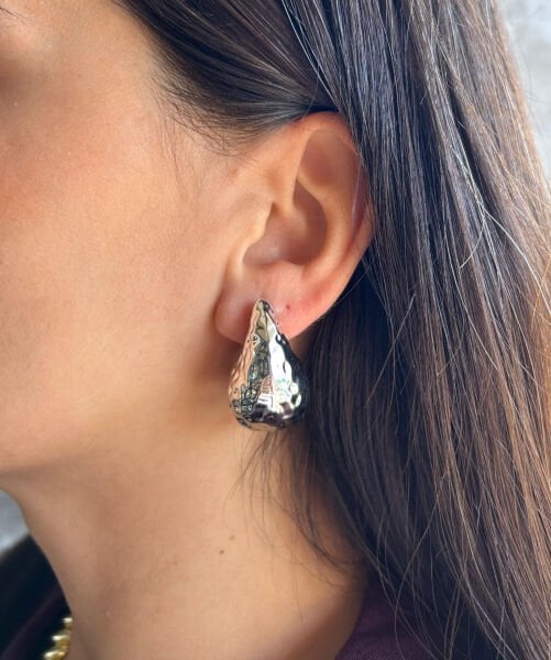 Gümüş Damla Küpe